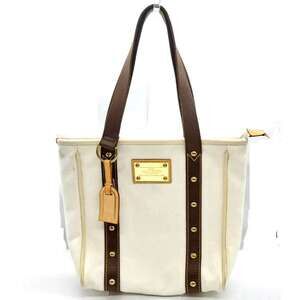 LOUIS VUITTON Brown Canvas Tote Bag